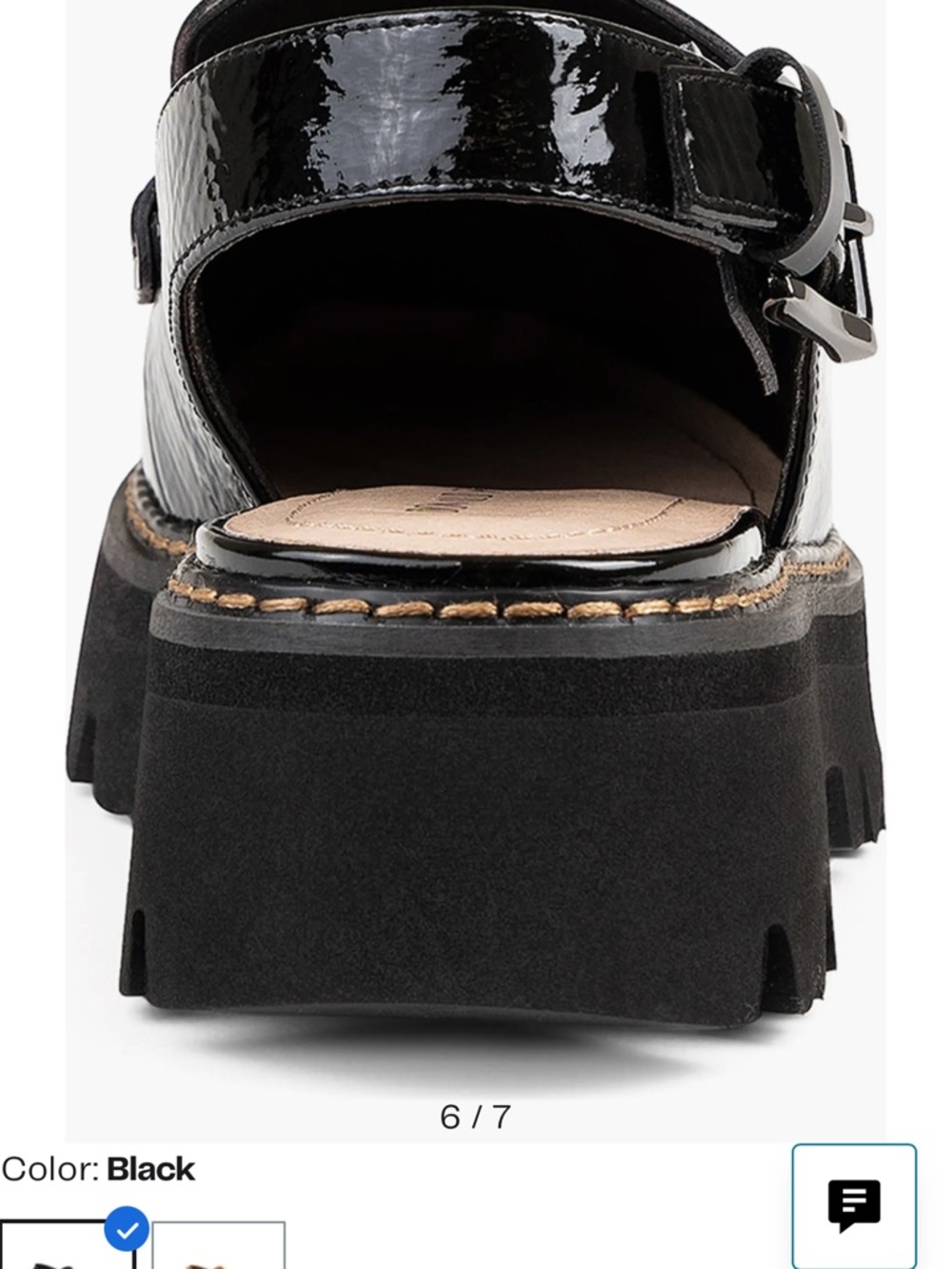 Donald J. Pliner Black Patent Tassel Slingback Lug Loafer - Picture 6 of 11
